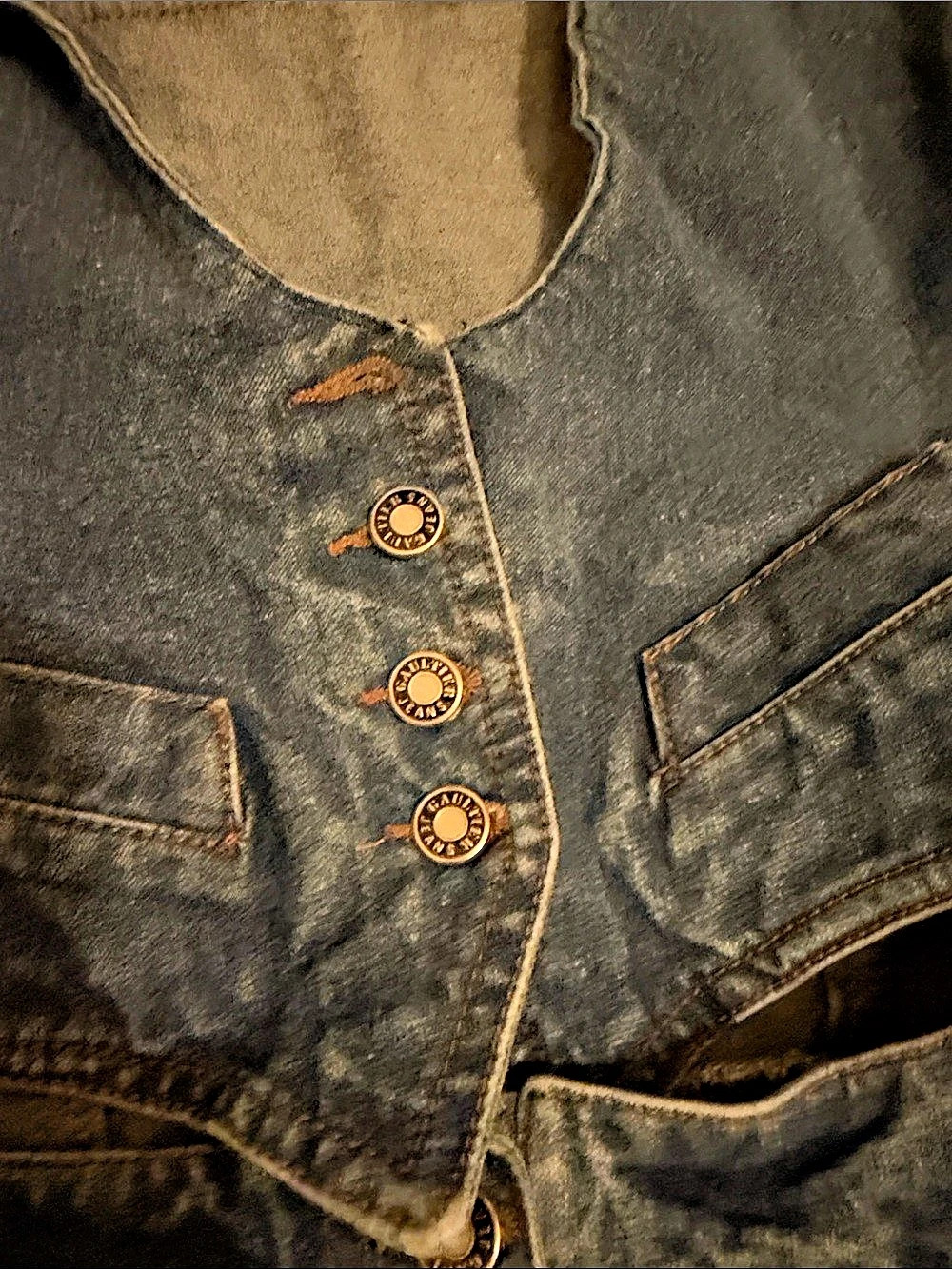 Vintage Jean Paul Gaultier Jeans denim romper Denim Romper in Blue - Picture 3 of 4